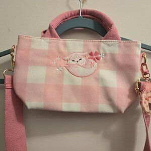 Yae Miko Mini Gingham Tote Bag / Crossbody Genshin Impact Collab